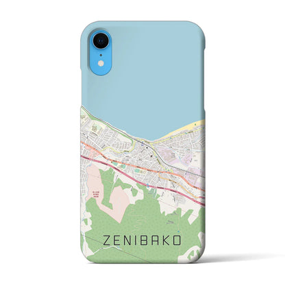 【銭函（北海道）】地図柄iPhoneケース（バックカバータイプ）