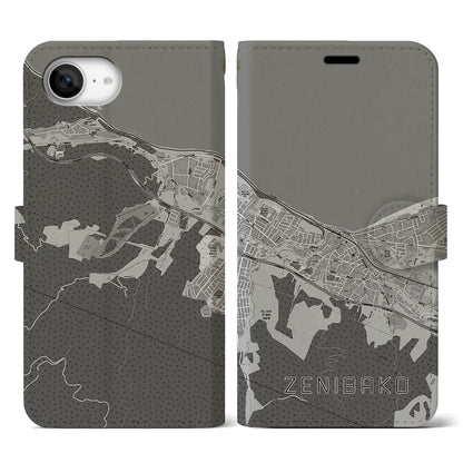 【銭函（北海道）】地図柄iPhoneケース（手帳タイプ）