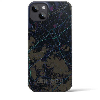 【善通寺（香川県）】地図柄iPhoneケース（バックカバータイプ）