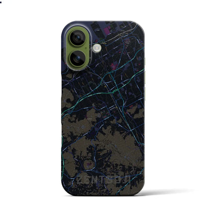 【善通寺（香川県）】地図柄iPhoneケース（バックカバータイプ）