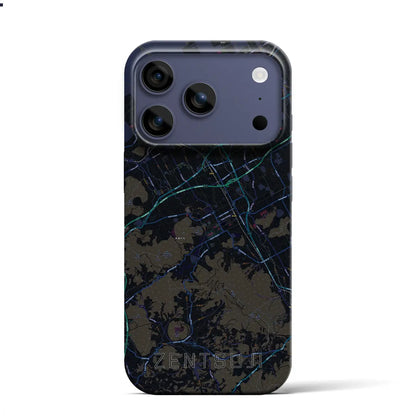 【善通寺（香川県）】地図柄iPhoneケース（バックカバータイプ）