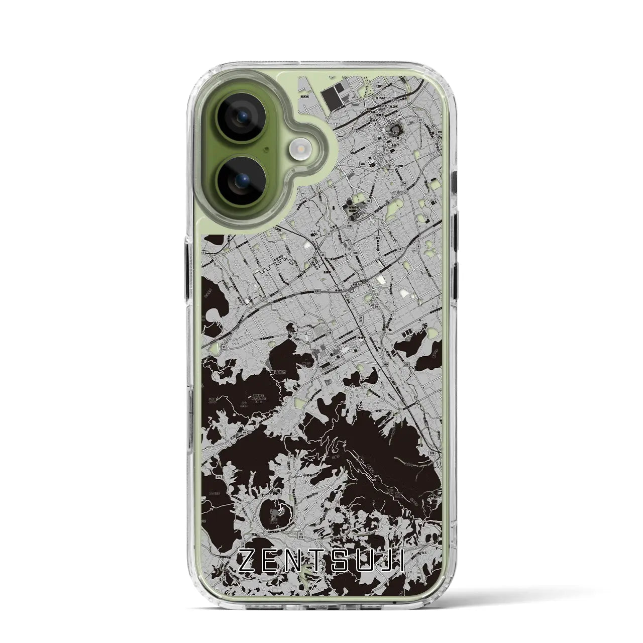 【善通寺（香川県）】地図柄iPhoneケース（MagSafeタイプ）