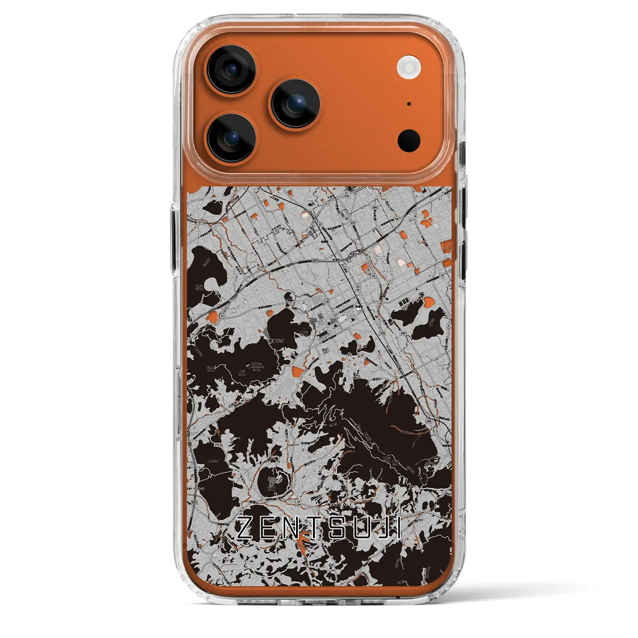 【善通寺（香川県）】地図柄iPhoneケース（MagSafeタイプ）