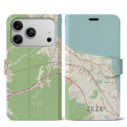 【膳所（滋賀県）】地図柄iPhoneケース（手帳タイプ）