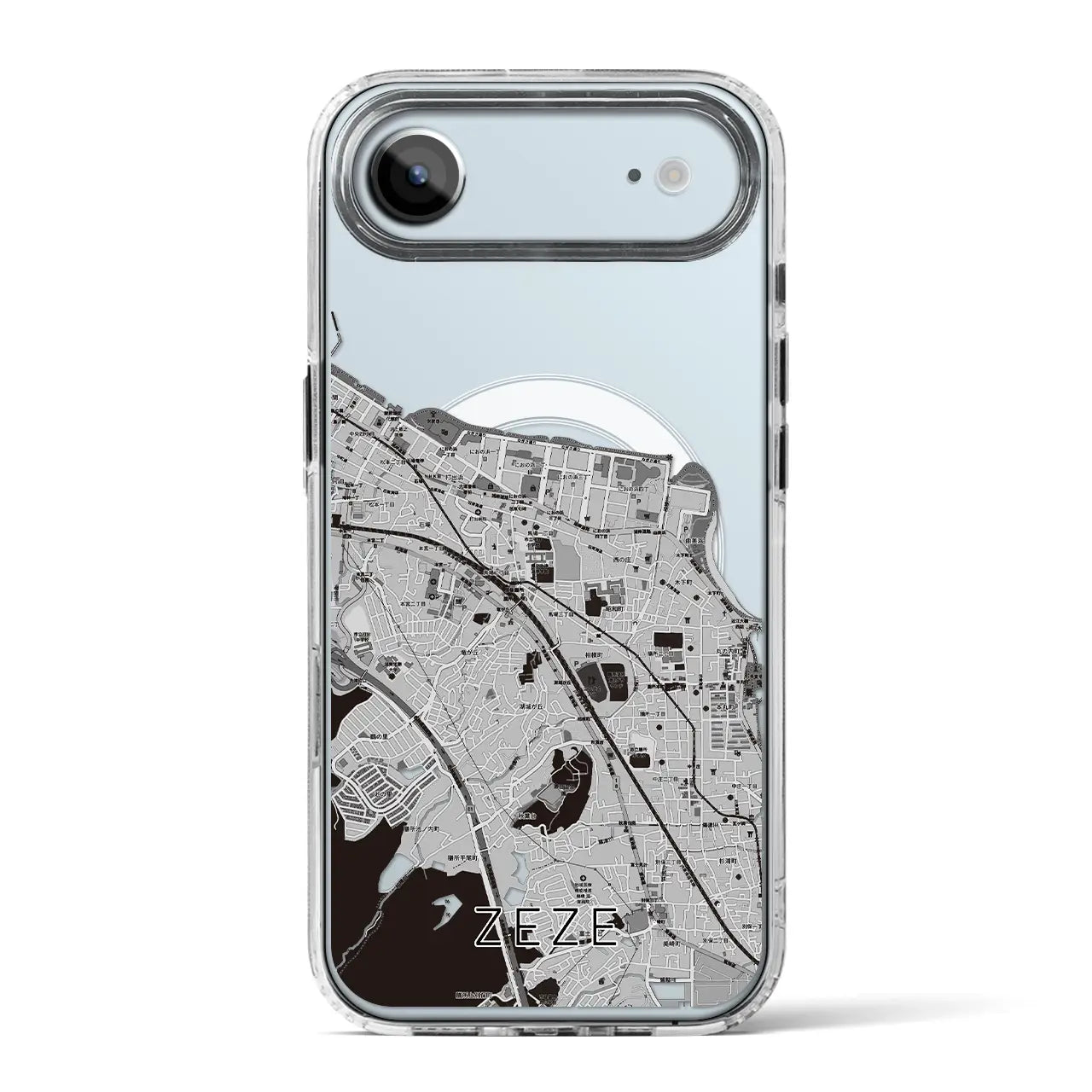 【膳所（滋賀県）】地図柄iPhoneケース（MagSafeタイプ）