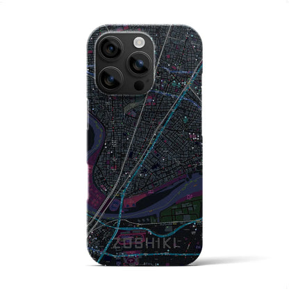 【雑色（東京都）】地図柄iPhoneケース（バックカバータイプ）