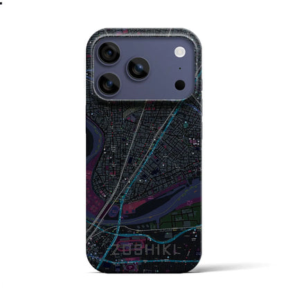 【雑色（東京都）】地図柄iPhoneケース（バックカバータイプ）