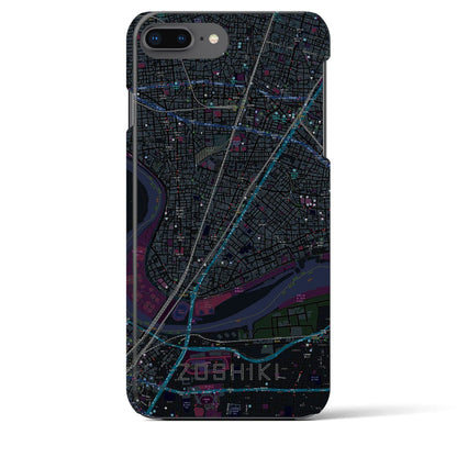 【雑色（東京都）】地図柄iPhoneケース（バックカバータイプ）