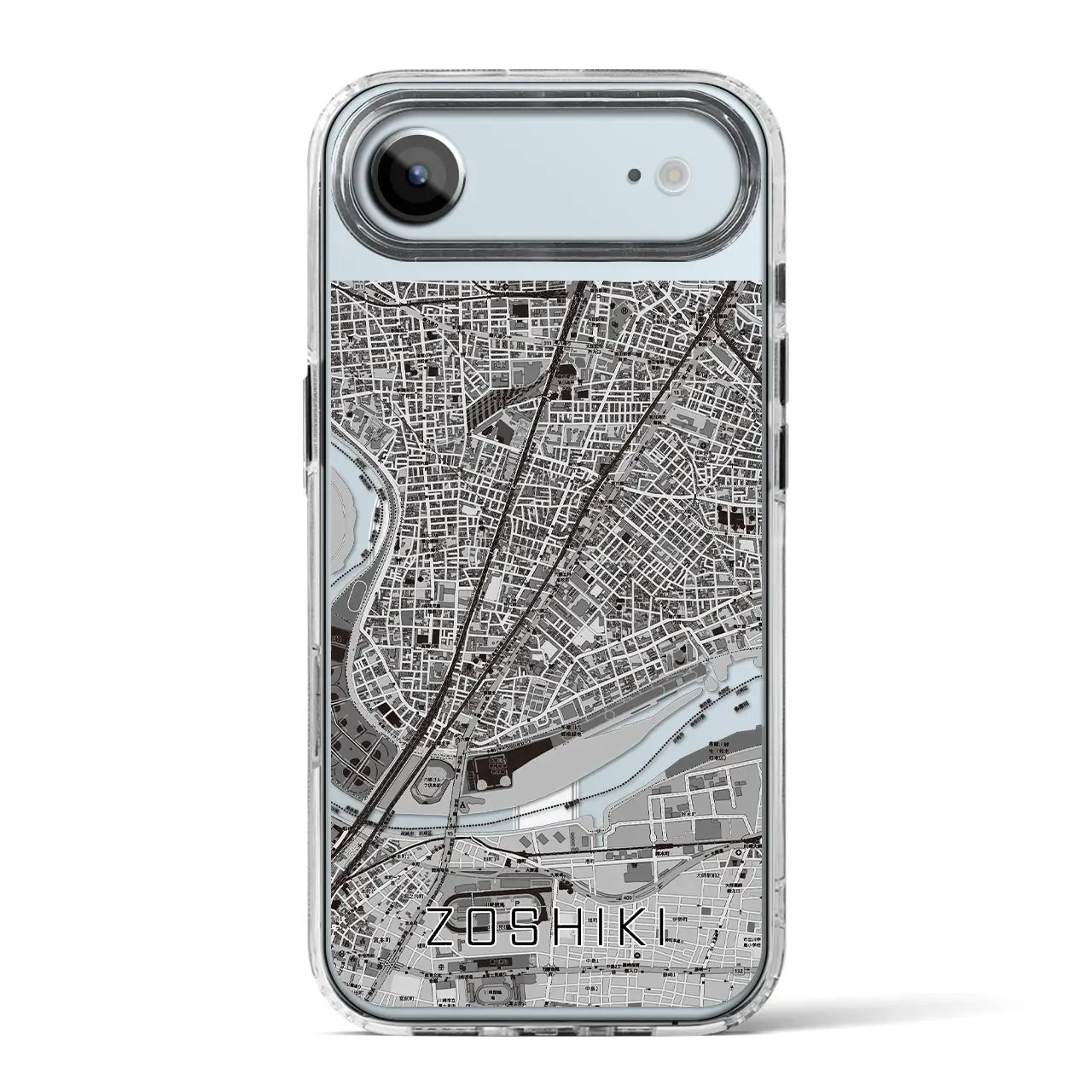 【雑色（東京都）】地図柄iPhoneケース（MagSafeタイプ）