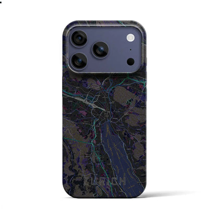 【チューリッヒ（スイス）】地図柄iPhoneケース（バックカバータイプ）