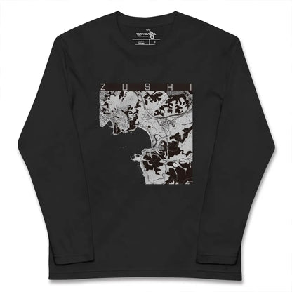 【逗子（神奈川県）】地図柄ロングスリーブTシャツ