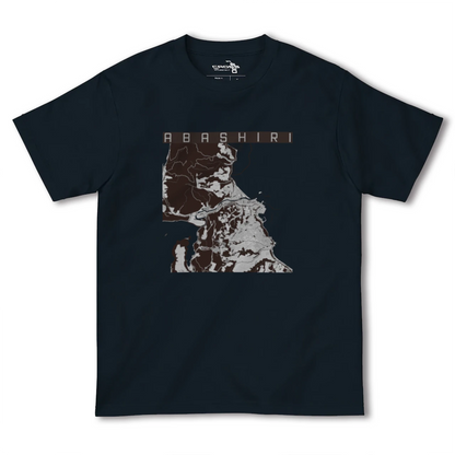 【網走（北海道）】地図柄ヘビーウェイトTシャツ