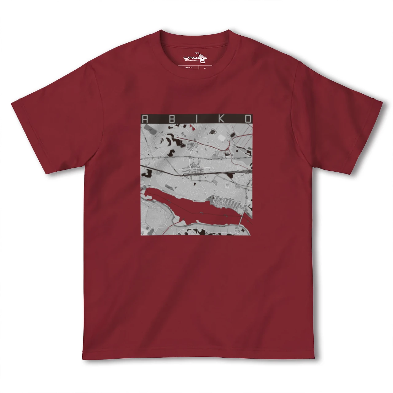 我孫子(千葉県)】地図柄ヘビーウェイトTシャツ – クロスフィールド 我孫子(千葉県)】地図柄ヘビーウェイトTシャツ – クロスフィールド