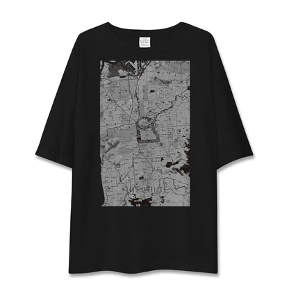 【アデレード（オーストラリア）】地図柄ビッグシルエットTシャツ