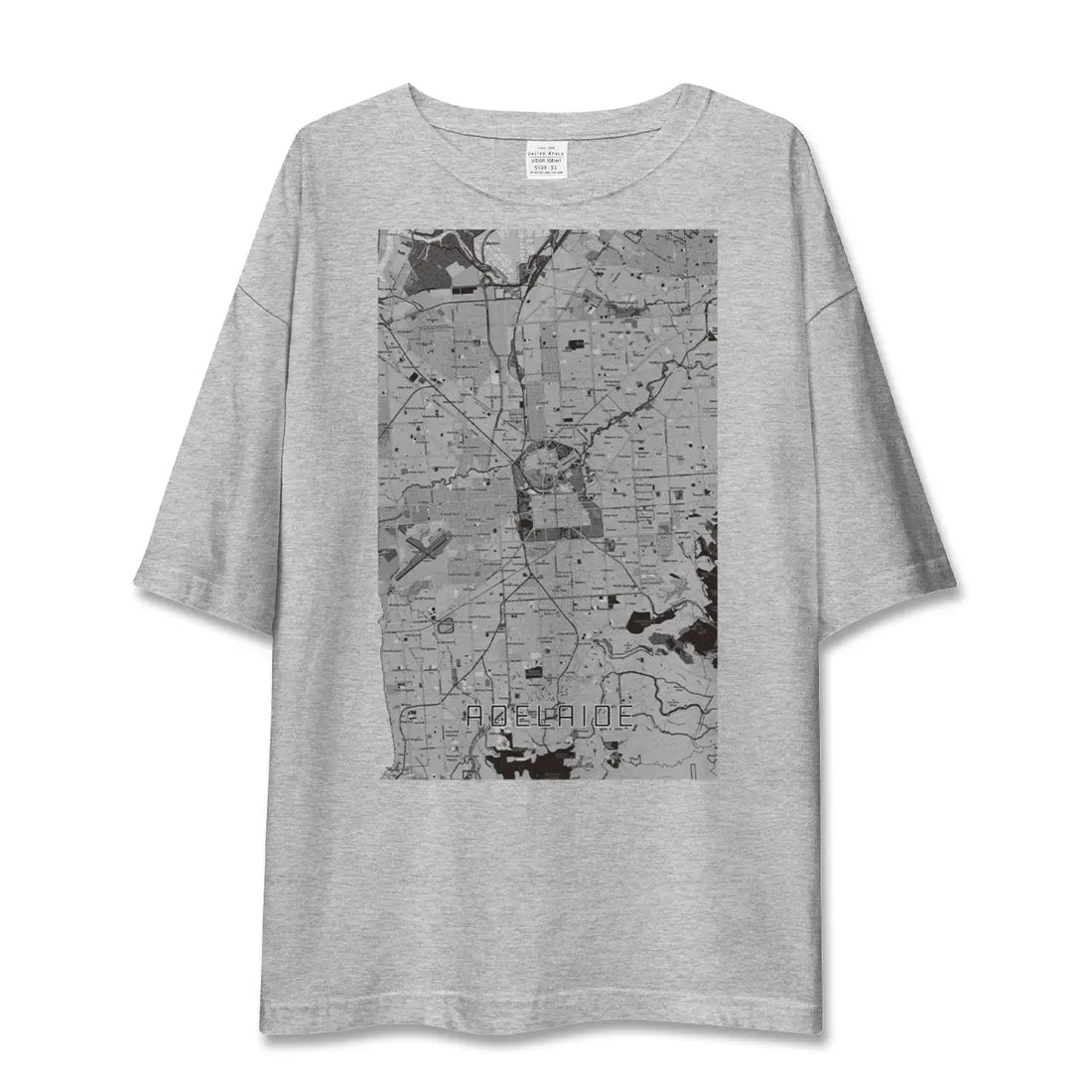 【アデレード（オーストラリア）】地図柄ビッグシルエットTシャツ