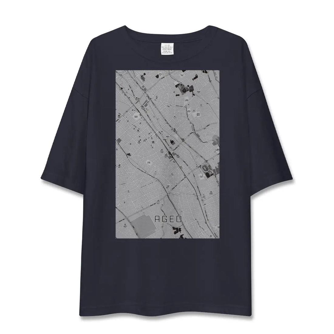 【上尾(埼玉県)】地図柄ビッグシルエットTシャツ