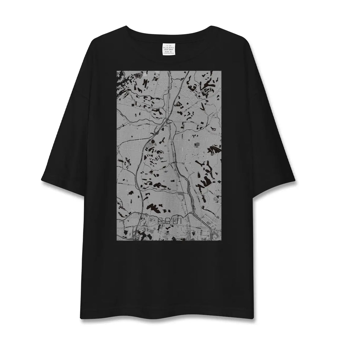 【阿久比（愛知県）】地図柄ビッグシルエットTシャツ