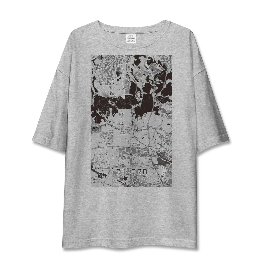 【相原（東京都）】地図柄ビッグシルエットTシャツ