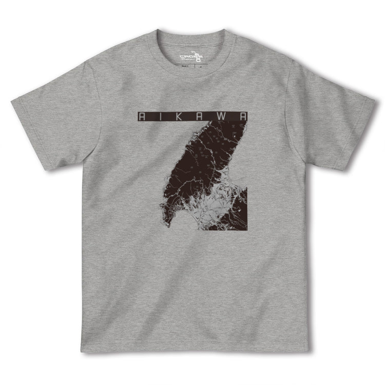 【相川（新潟県）】地図柄ヘビーウェイトTシャツ