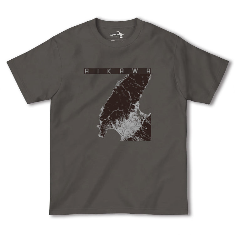 【相川（新潟県）】地図柄ヘビーウェイトTシャツ