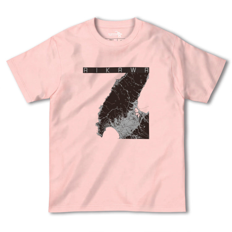 【相川（新潟県）】地図柄ヘビーウェイトTシャツ