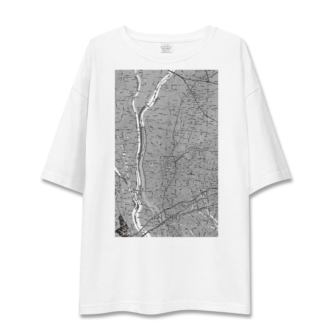 【愛西(愛知県)】地図柄ビッグシルエットTシャツ