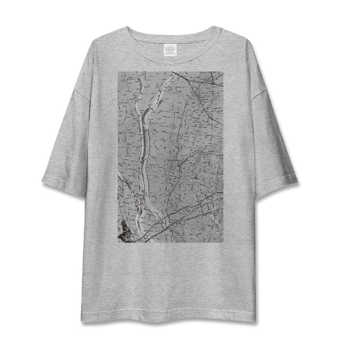 【愛西（愛知県）】地図柄ビッグシルエットTシャツ