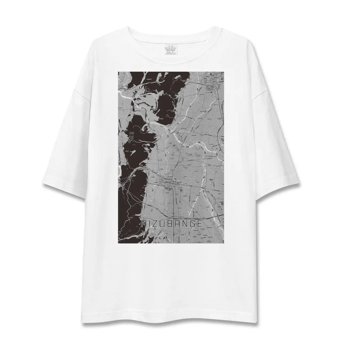 【会津坂下(福島県)】地図柄ビッグシルエットTシャツ
