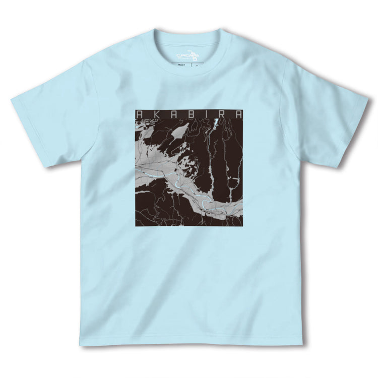 【赤平（北海道）】地図柄ヘビーウェイトTシャツ