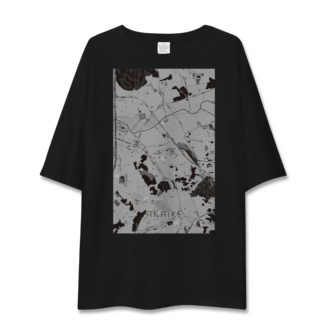 【赤池(愛知県)】地図柄ビッグシルエットTシャツ