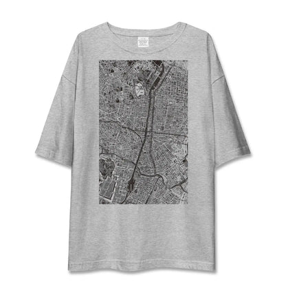 【秋葉原（東京都）】地図柄ビッグシルエットTシャツ