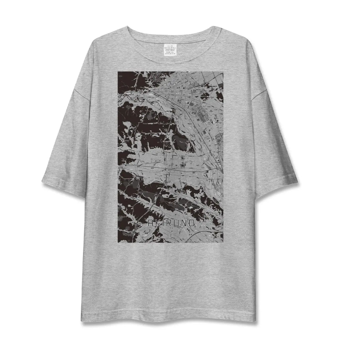 【あきる野（東京都）】地図柄ビッグシルエットTシャツ