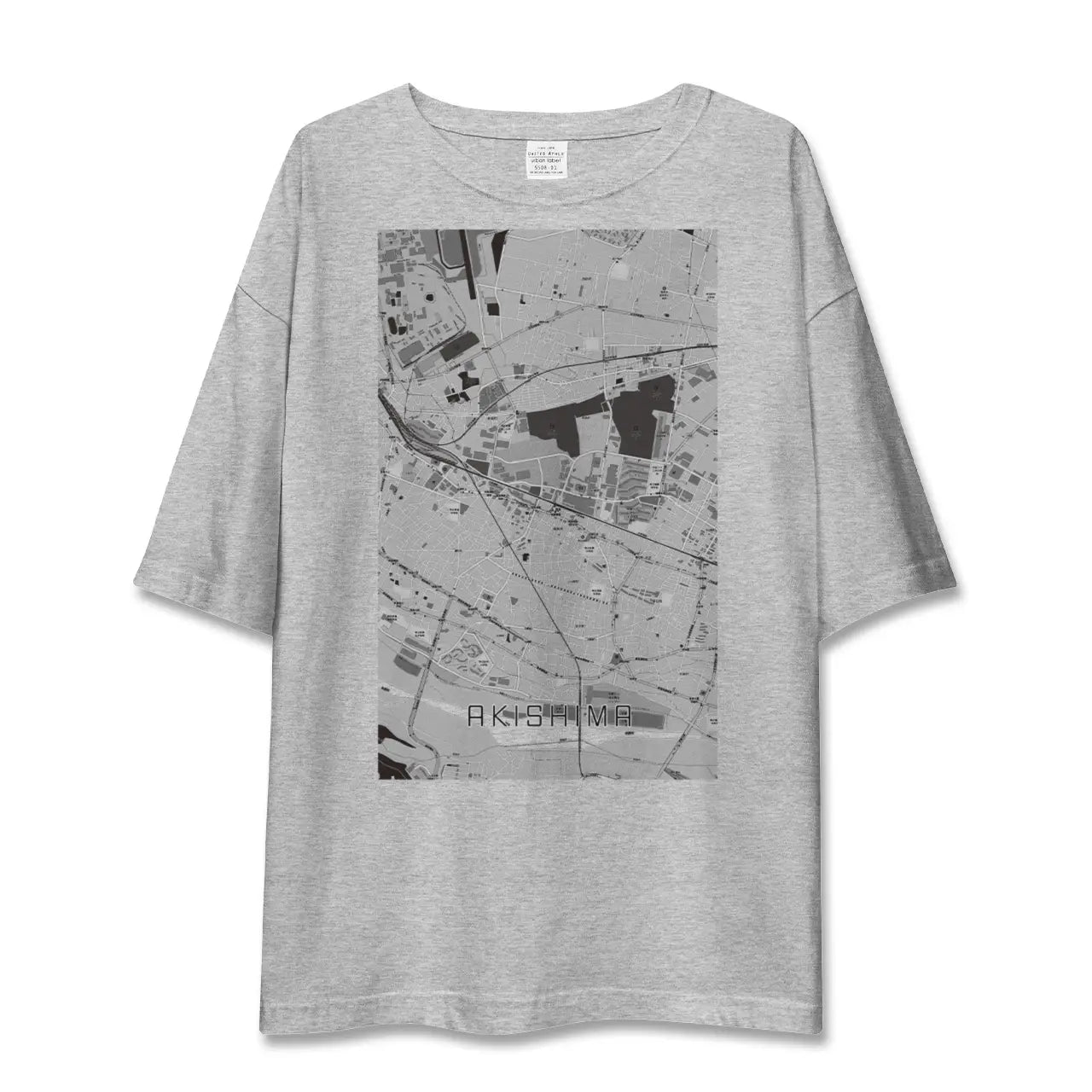 【昭島（東京都）】地図柄ビッグシルエットTシャツ