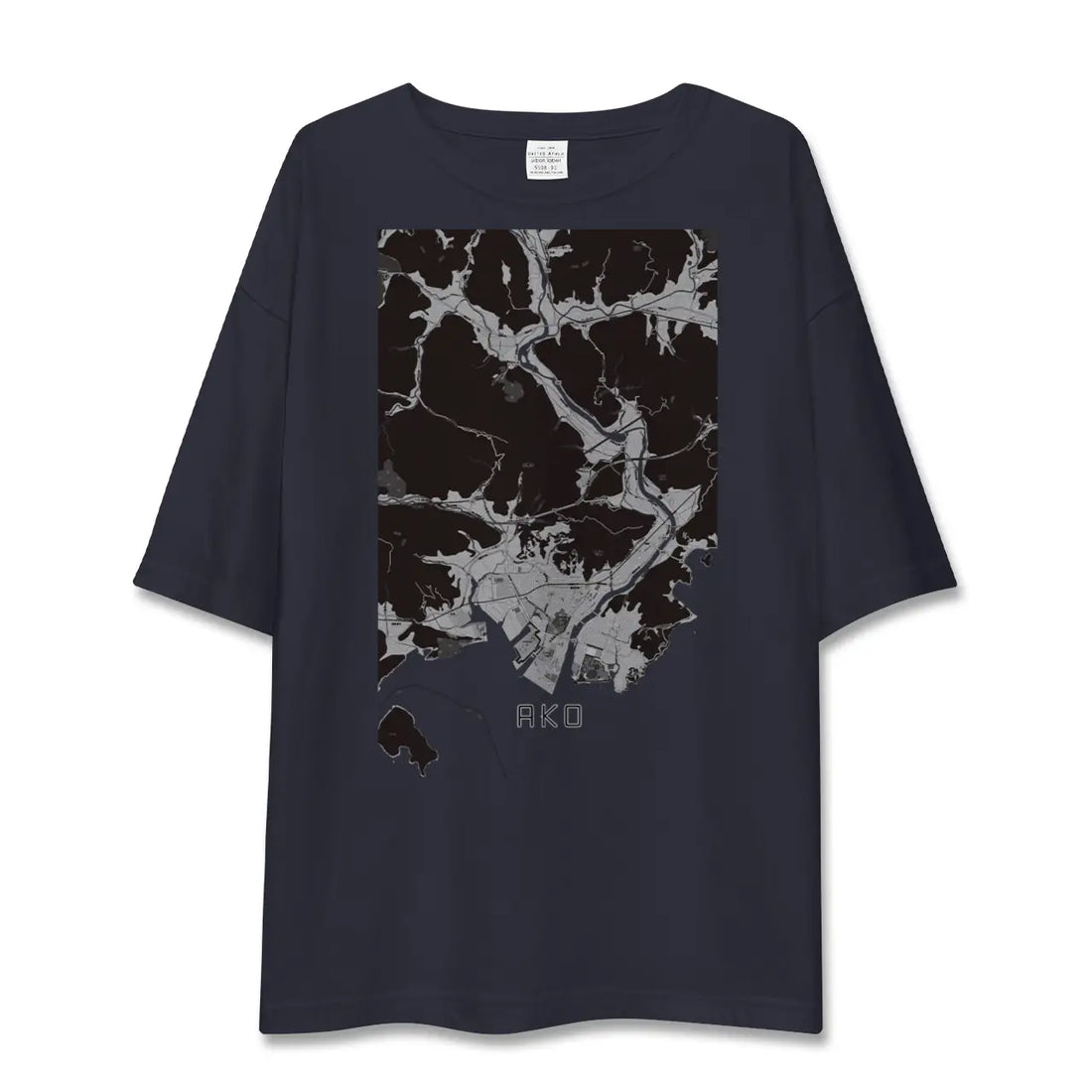 【赤穂（兵庫県）】地図柄ビッグシルエットTシャツ