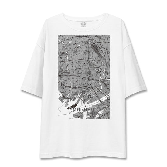 【尼崎（兵庫県）】地図柄ビッグシルエットTシャツ