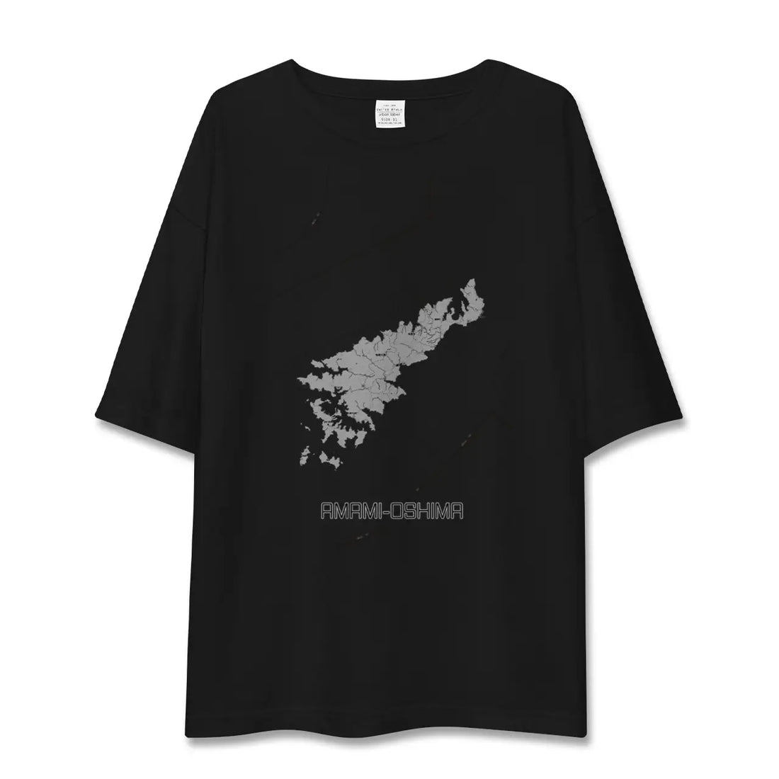 【奄美大島（鹿児島県）】地図柄ビッグシルエットTシャツ