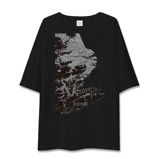 【阿南（徳島県）】地図柄ビッグシルエットTシャツ