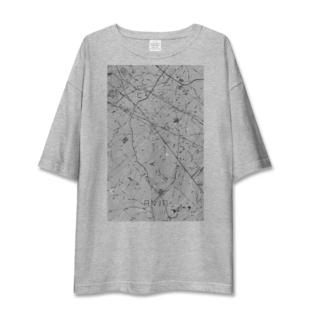 【安城（愛知県）】地図柄ビッグシルエットTシャツ