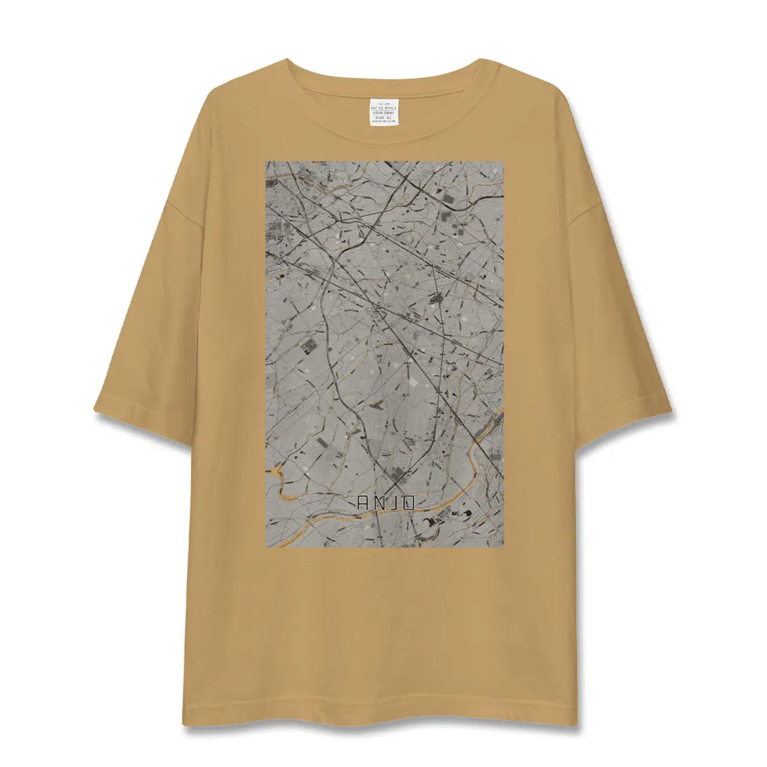 【安城(愛知県)】地図柄ビッグシルエットTシャツ