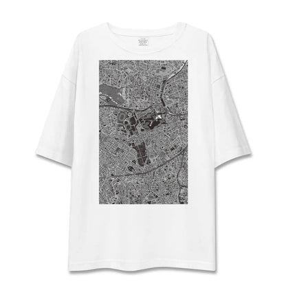 【青山一丁目（東京都）】地図柄ビッグシルエットTシャツ