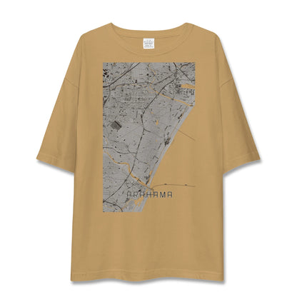 【荒浜（宮城県）】地図柄ビッグシルエットTシャツ