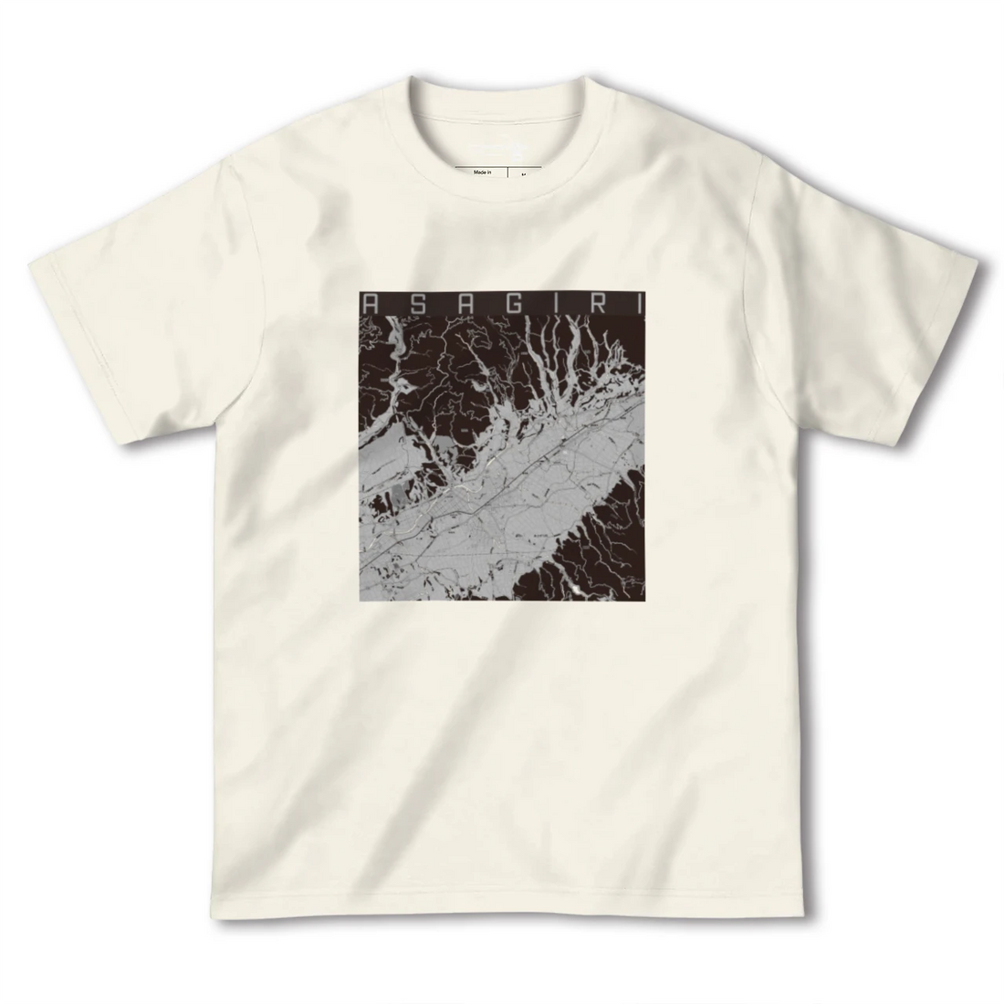 【あさぎり(熊本県)】地図柄ヘビーウェイトTシャツ