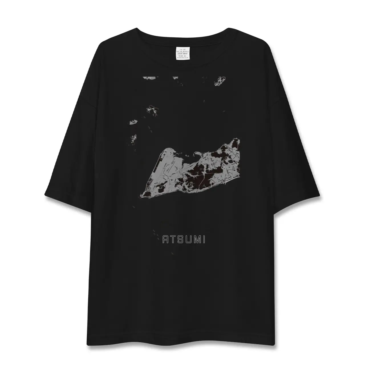 【渥美（愛知県）】地図柄ビッグシルエットTシャツ