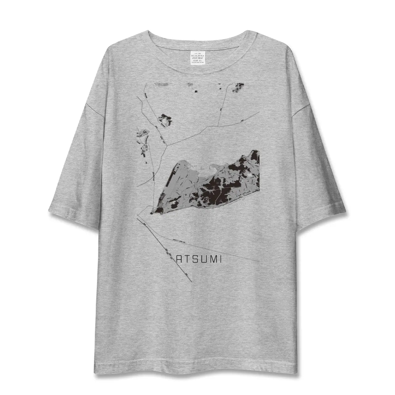 【渥美（愛知県）】地図柄ビッグシルエットTシャツ