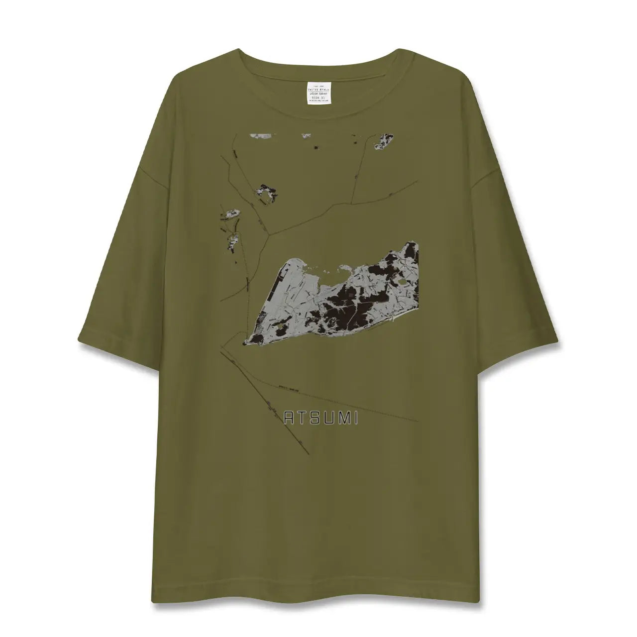 【渥美（愛知県）】地図柄ビッグシルエットTシャツ
