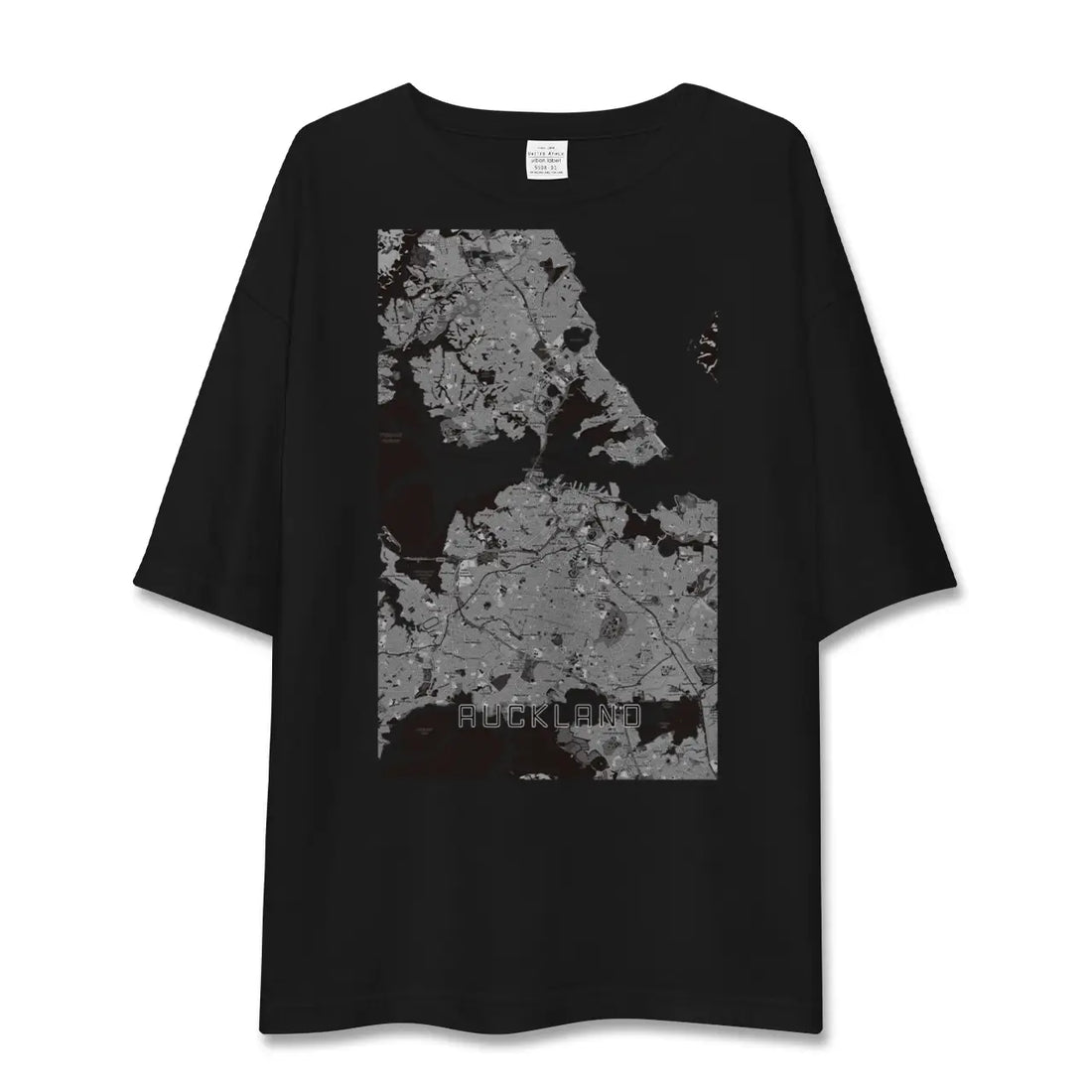 【オークランド(ニュージーランド)】地図柄ビッグシルエットTシャツ