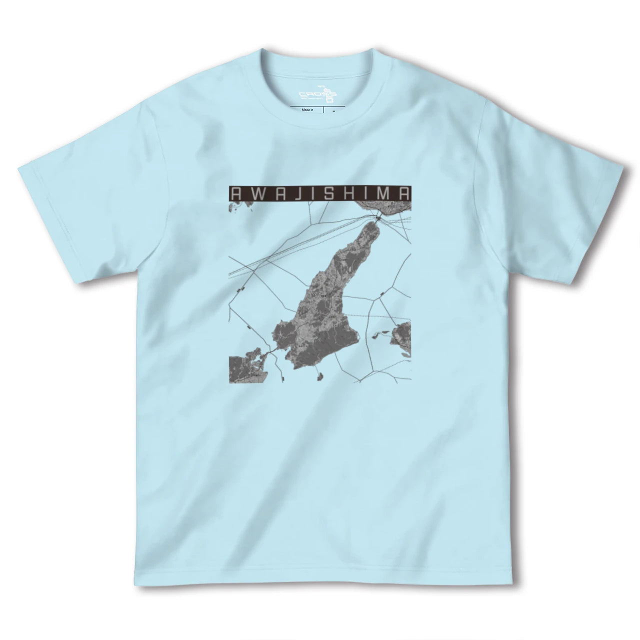 市立船橋 Tシャツ LLサイズ 1枚 淡路島2(兵庫県)】地図柄ヘビーウェイトTシャツ – クロス