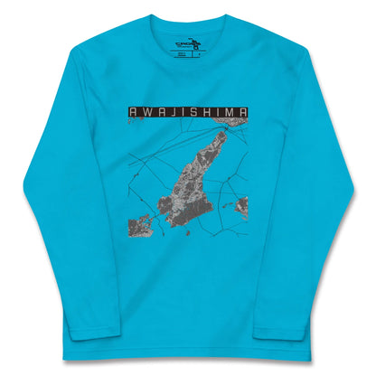 【淡路島2（兵庫県）】地図柄ロングスリーブTシャツ