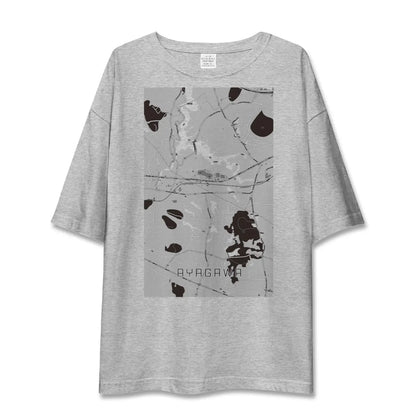 【綾川（香川県）】地図柄ビッグシルエットTシャツ