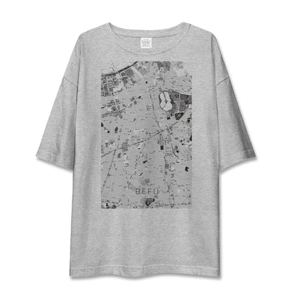 【別府（福岡県）（福岡県）】地図柄ビッグシルエットTシャツ